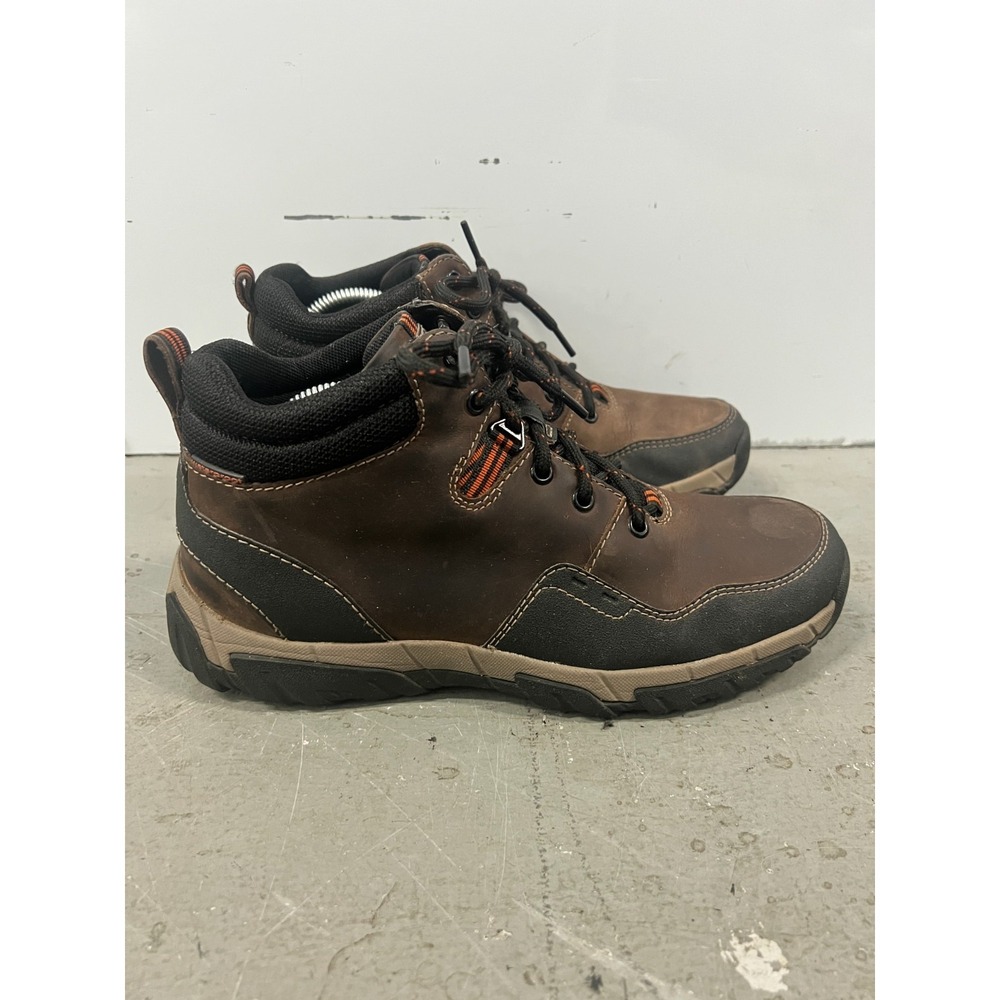 Clarks Walbeck Top Boots Mens EU 41.5 Brown Leather Waterproof‎ Ankle Outdoor